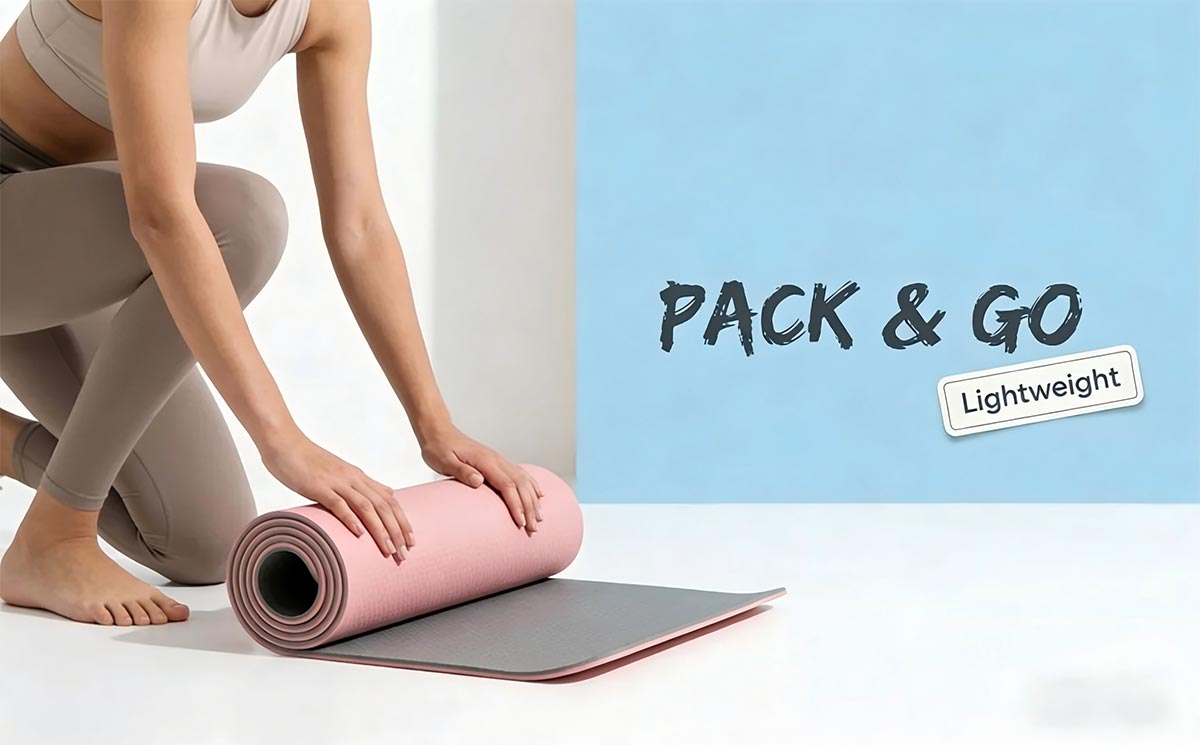 Double Color TPE Yoga Mat